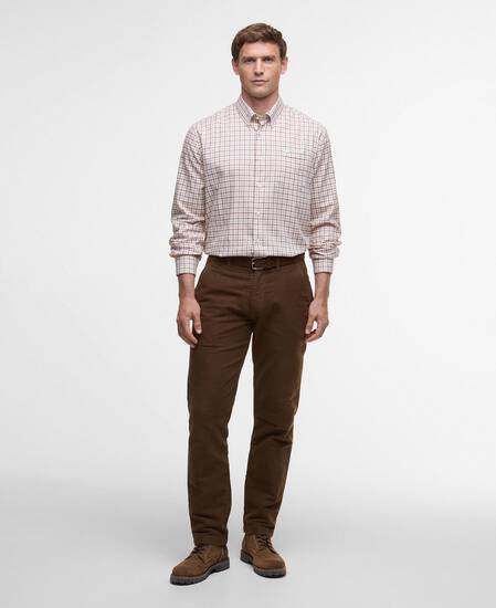 Preston Regular Long-Sleeved Shirt Fired Brick