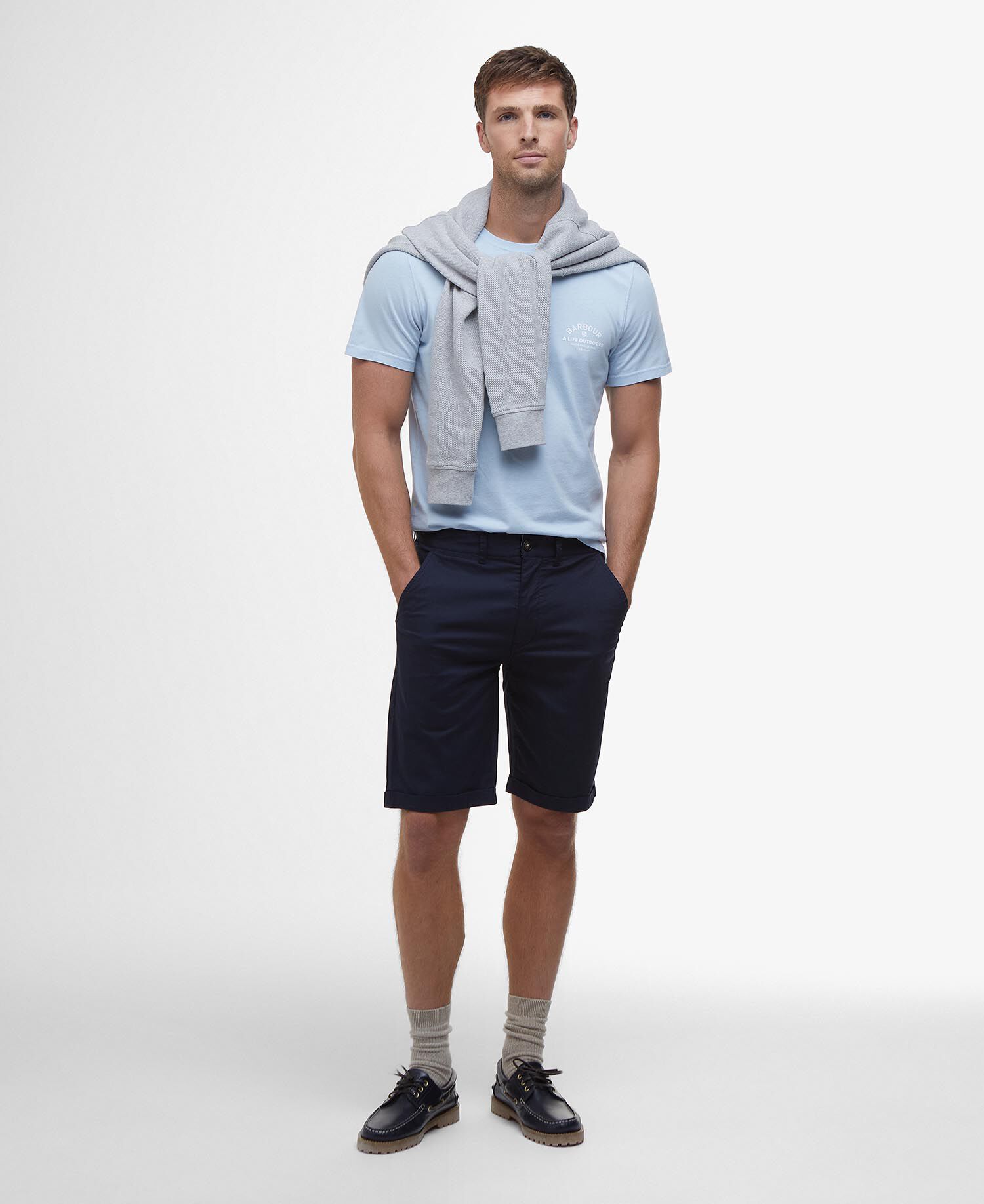 Cranmer Logo T-Shirt Ocean Sky
