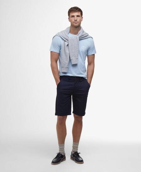 Cranmer Logo T-Shirt Ocean Sky