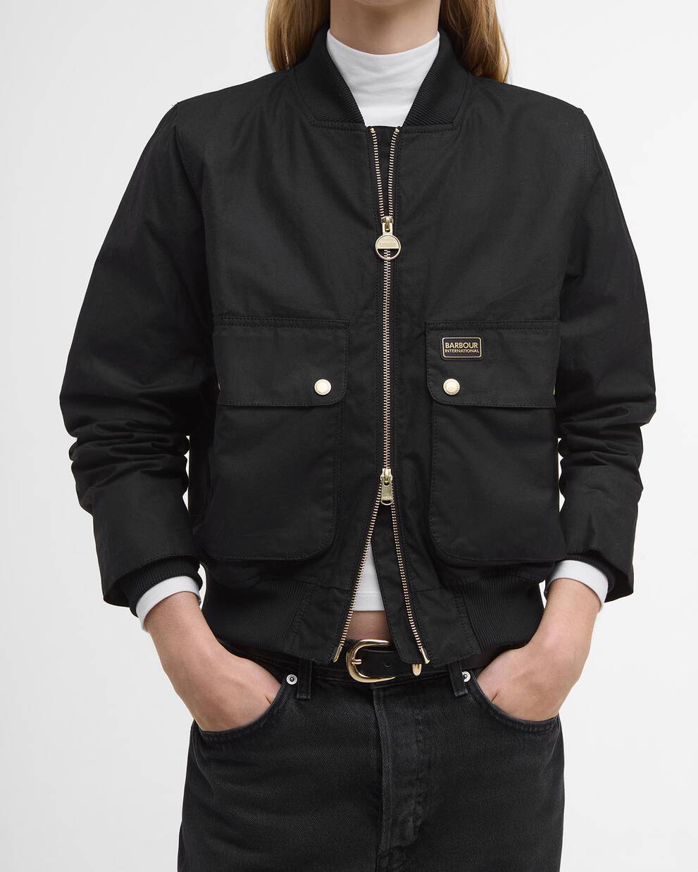 Patsy Waxed Bomber Jacket