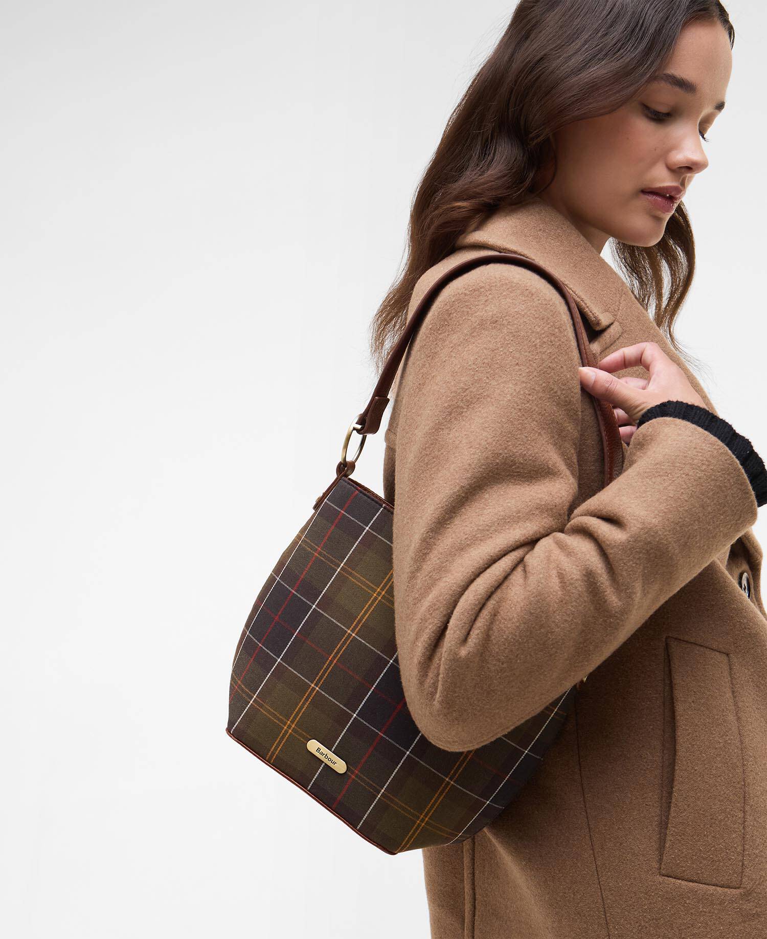 Cedar Tartan Bucket Bag Classic Tartan image number 3