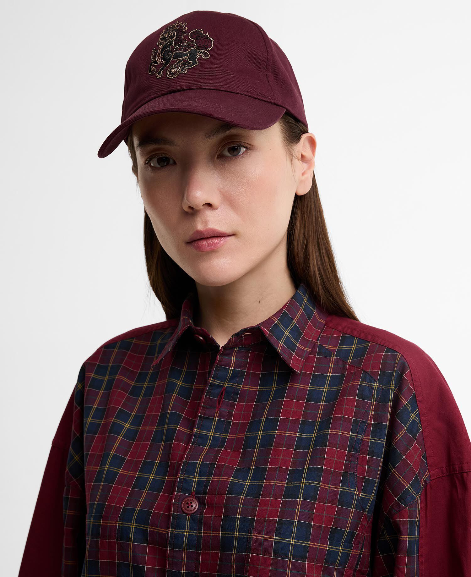 Barbour x Feng Chen Wang Sports Cap Bordeaux