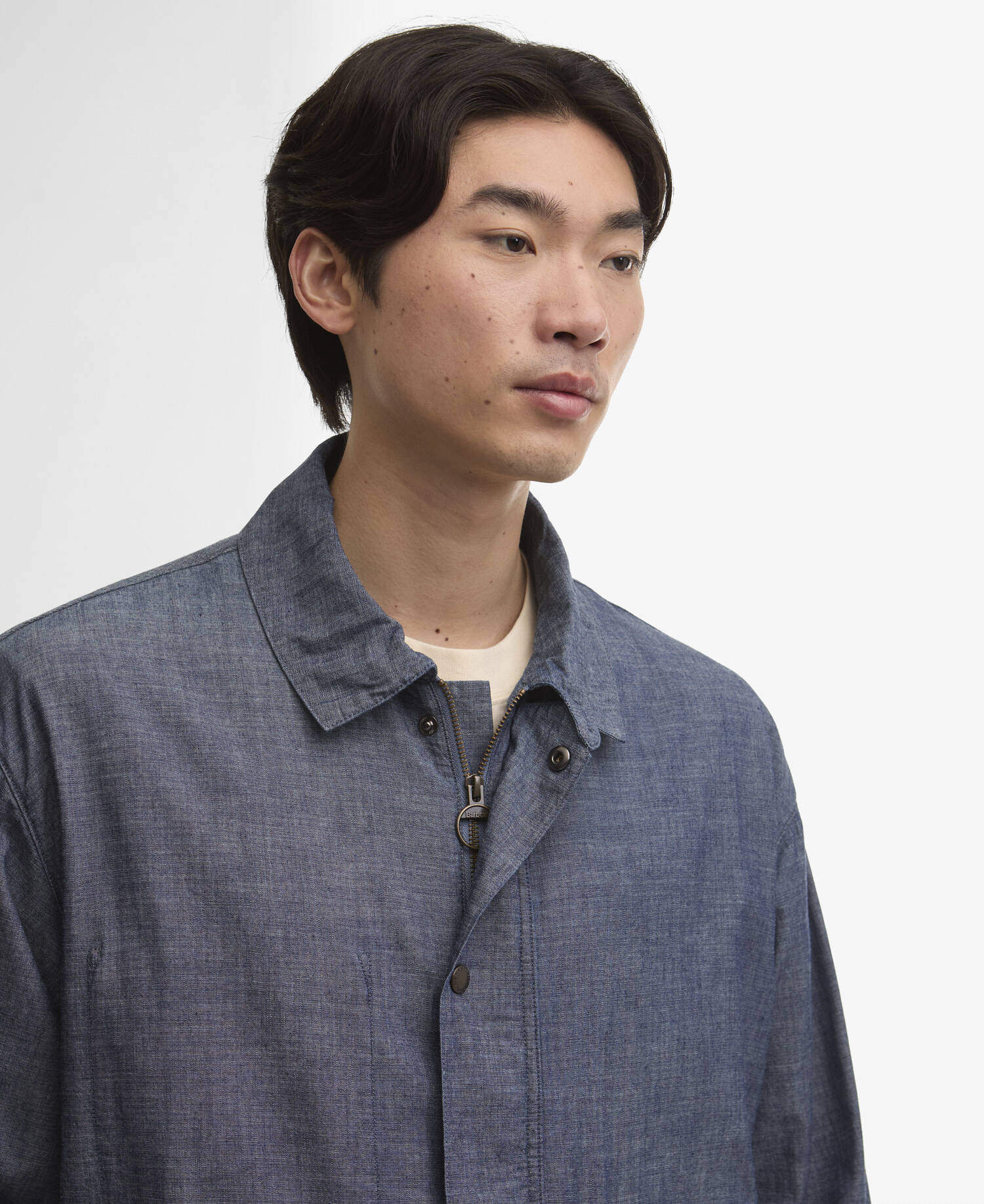 Modified Westoe Casual Jacket Chambray image number 3