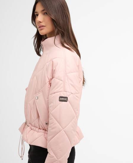 Pagan Quilted Jacket Desert Pink
