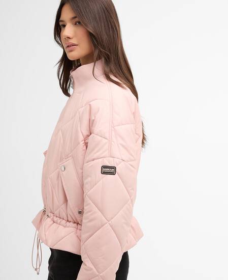 Pagan Quilted Jacket Desert Pink