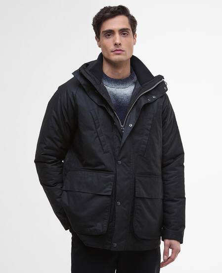 Oakdale Waxed Jacket Black