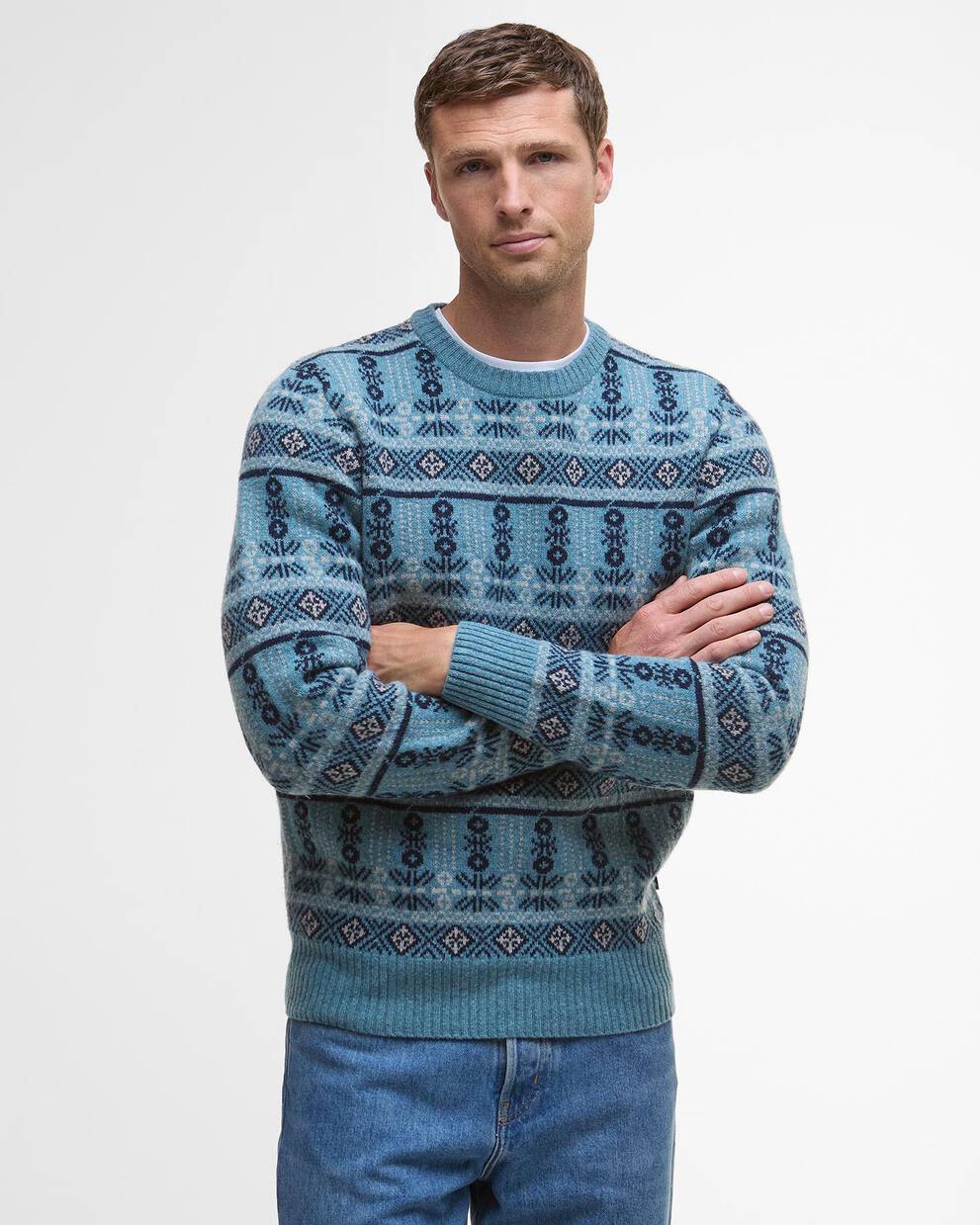 Grangetown Fair Isle Crew Neck Jumper