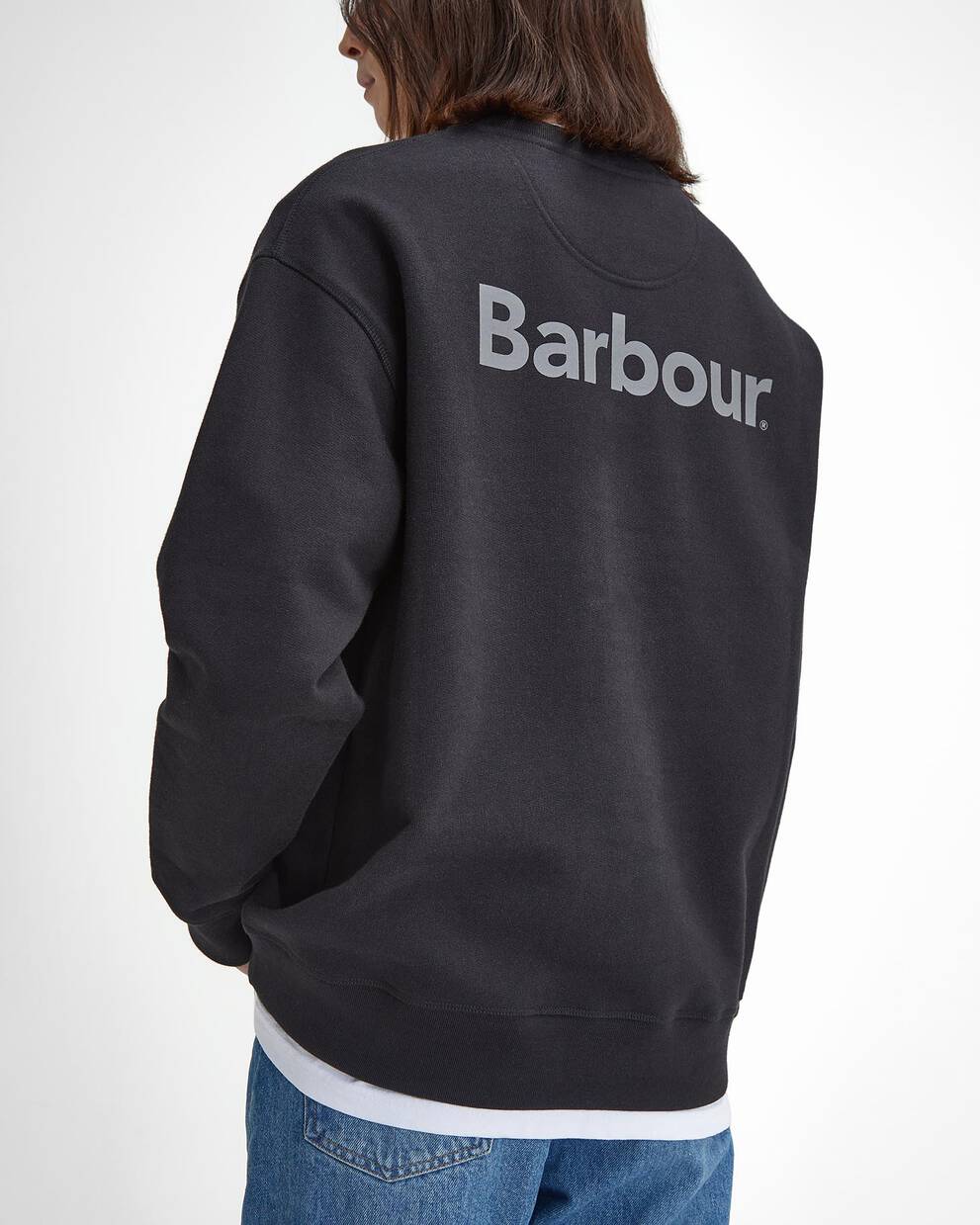 Brushed Nicholas Oversized Crew Neck Jumper