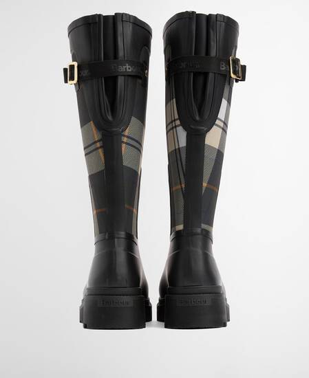 Stivali di gomma Dena Black/Ancient Tartan