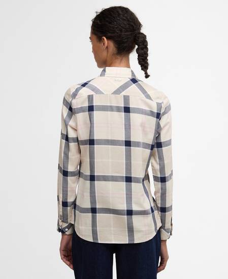 Bredon Regular Long-Sleeved Shirt Cherry Blossom Tartan