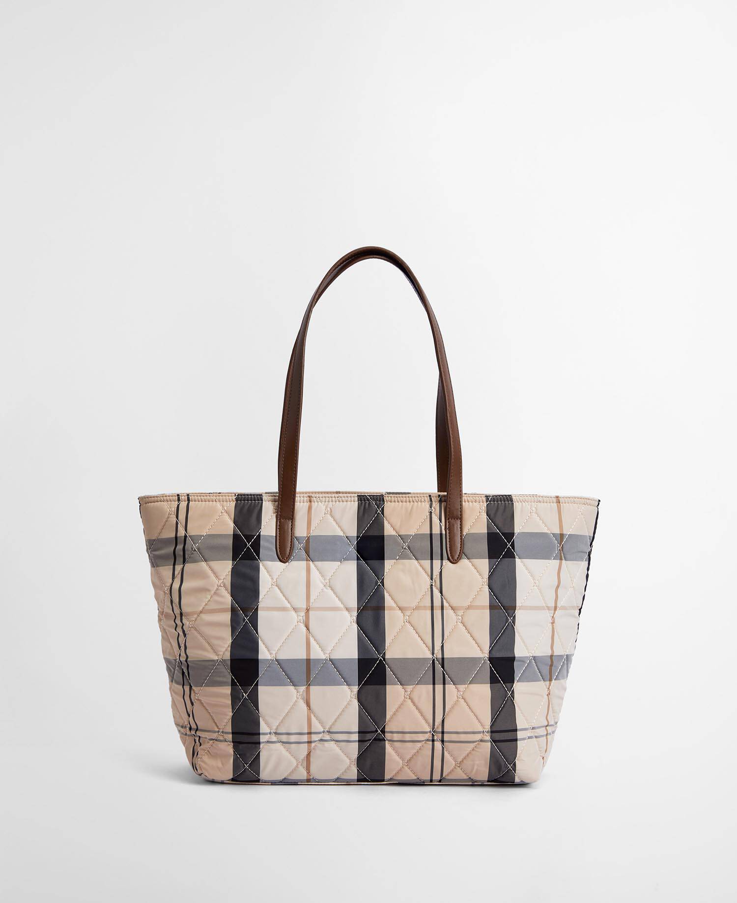 Wetherham Quilted Tartan Tote Bag image number 1