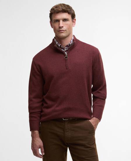 Kelson Half-Zip Jumper Fired Brick