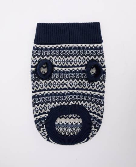 Hundepullover Marlow Fair Isle Navy