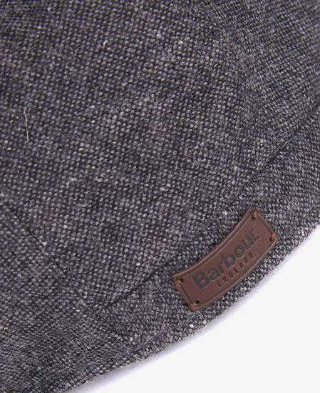 Barlow Flat Cap Grey Herringbone