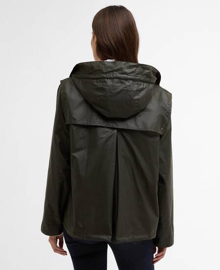 Ornella Waxed Jacket Archive Olive/Ancient