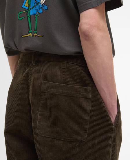 Cordhose Elmbank Oversized Olive