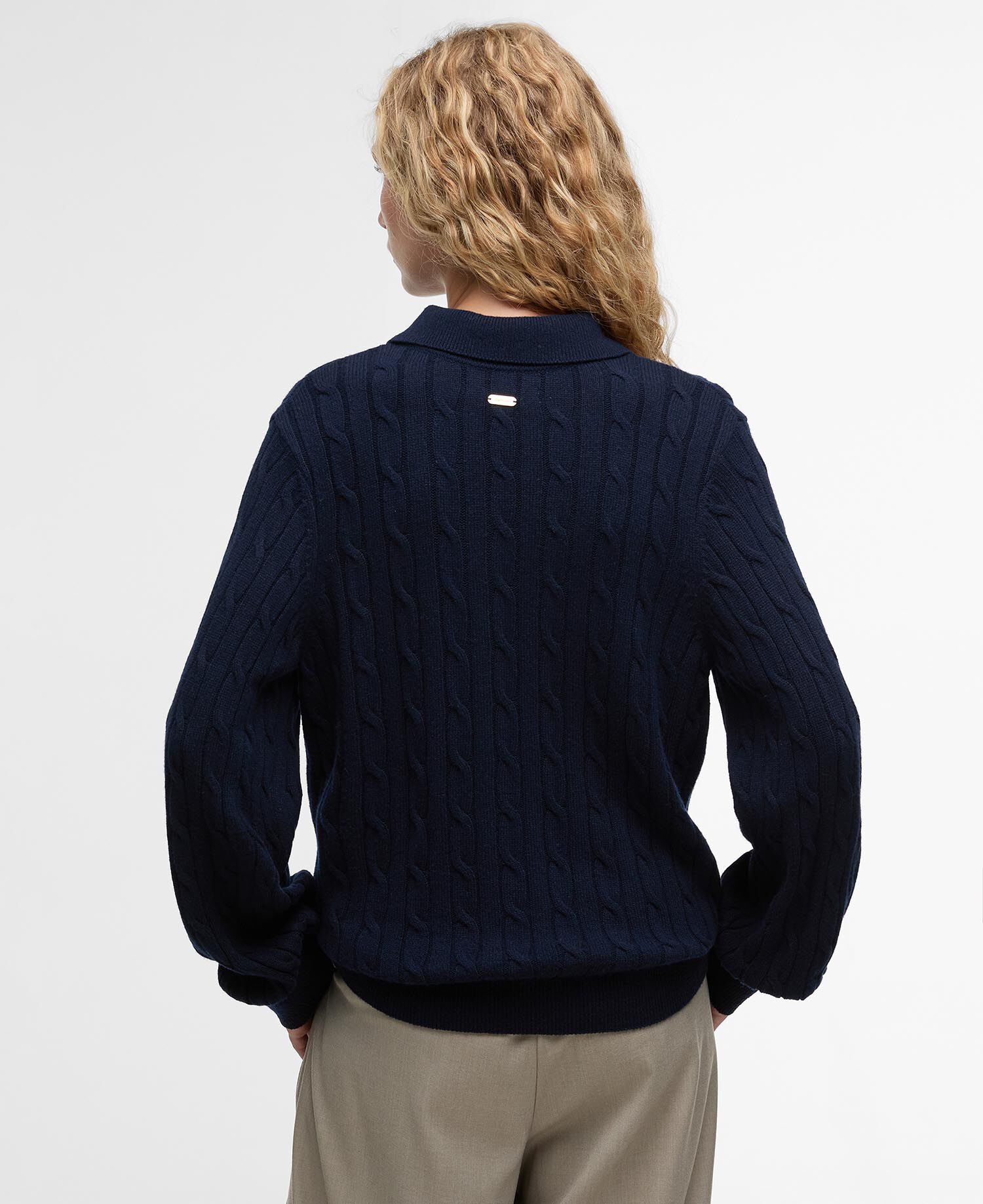 Maglione con colletto Evie Navy