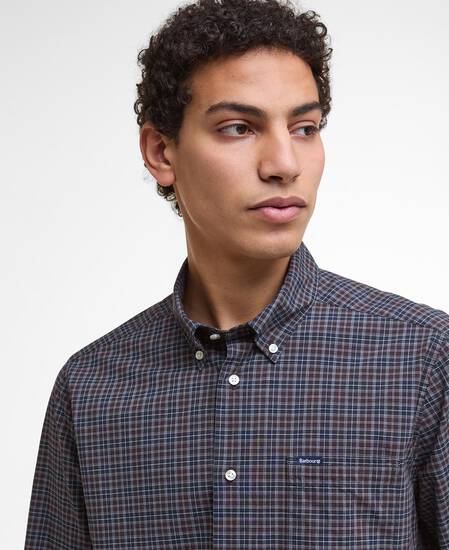 Hemd Lomond Tailored Midnight Oak Tartan