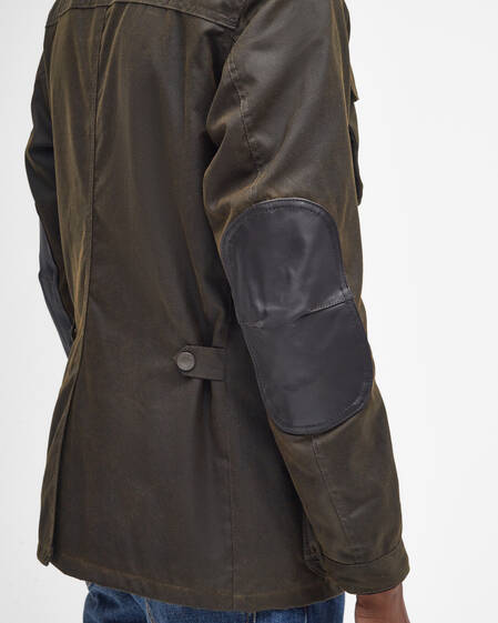 Ogston Waxed Jacket Olive