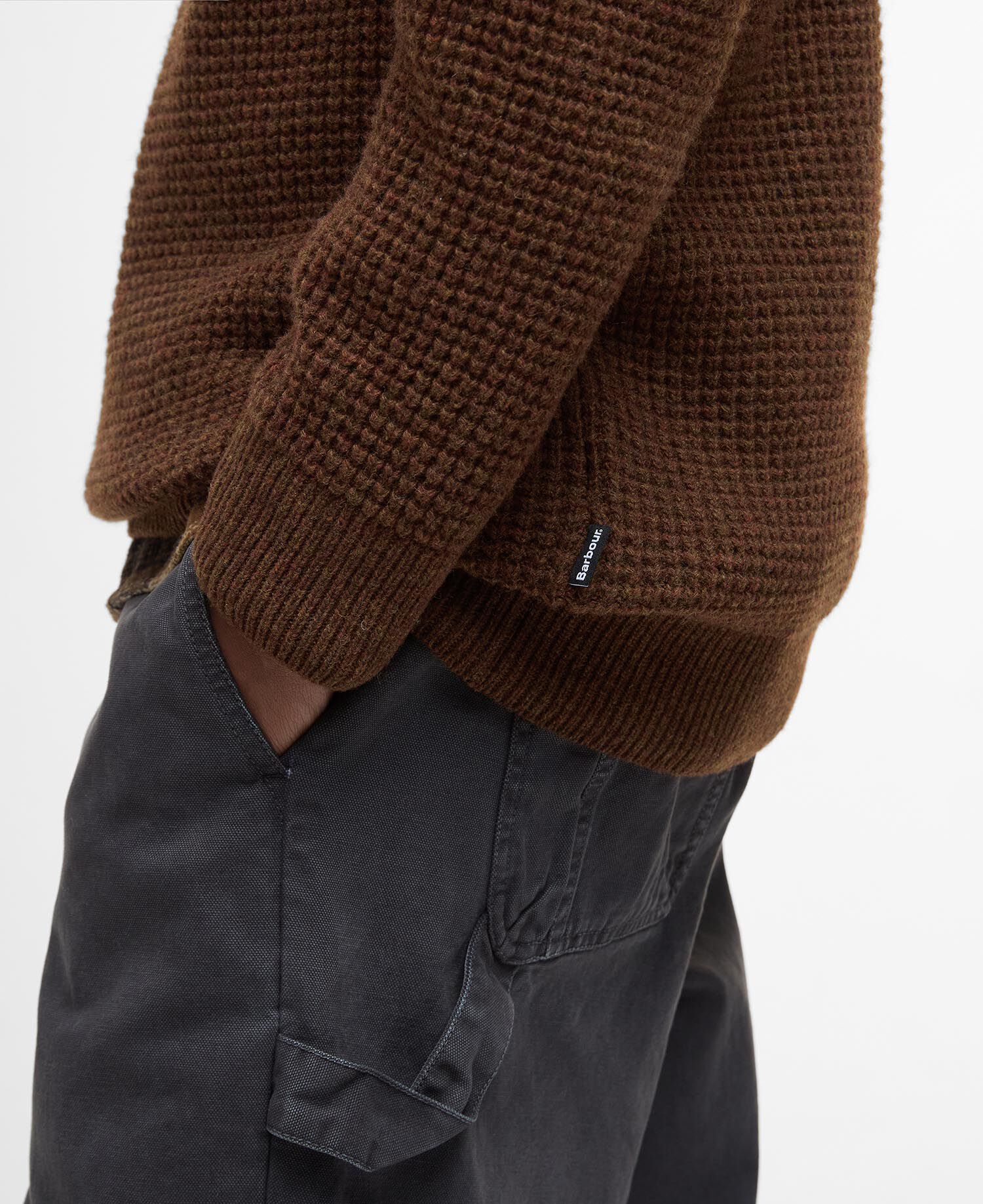 ブラウンニット YRRN 1220 Buy Gearstone Textured Knit for USD 215.00 | BARBOUR_US