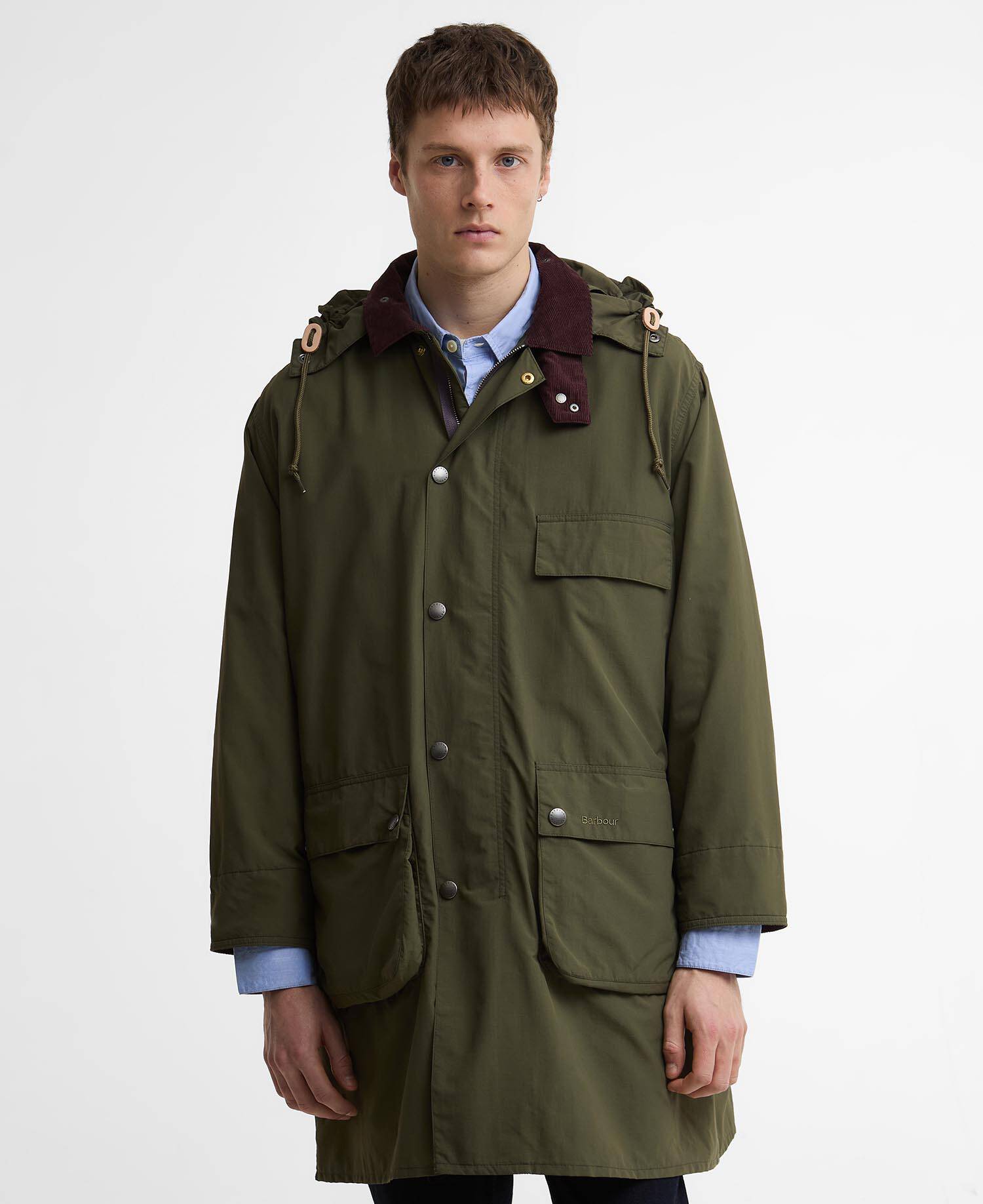 Paul Smith Loves Barbour Casual Parka Fern image number 0
