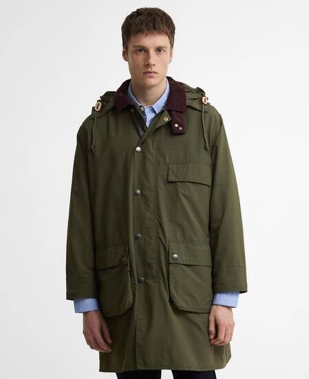 Paul Smith Loves Barbour Casual Parka Fern