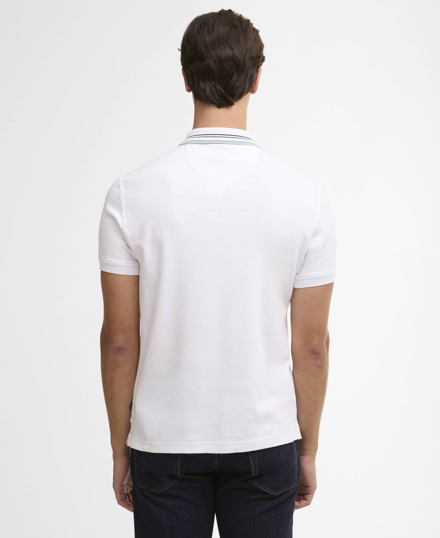 Polo Notter leggermente aderente White image number 2