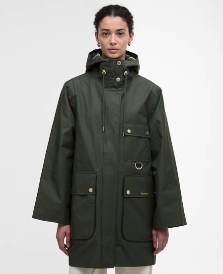 Arla Waterproof Jacket Olive/Ancient Tartan