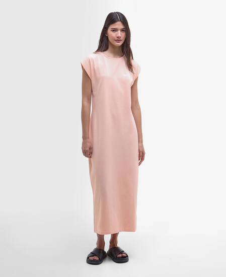Natalia Midi Dress Peach Parfait