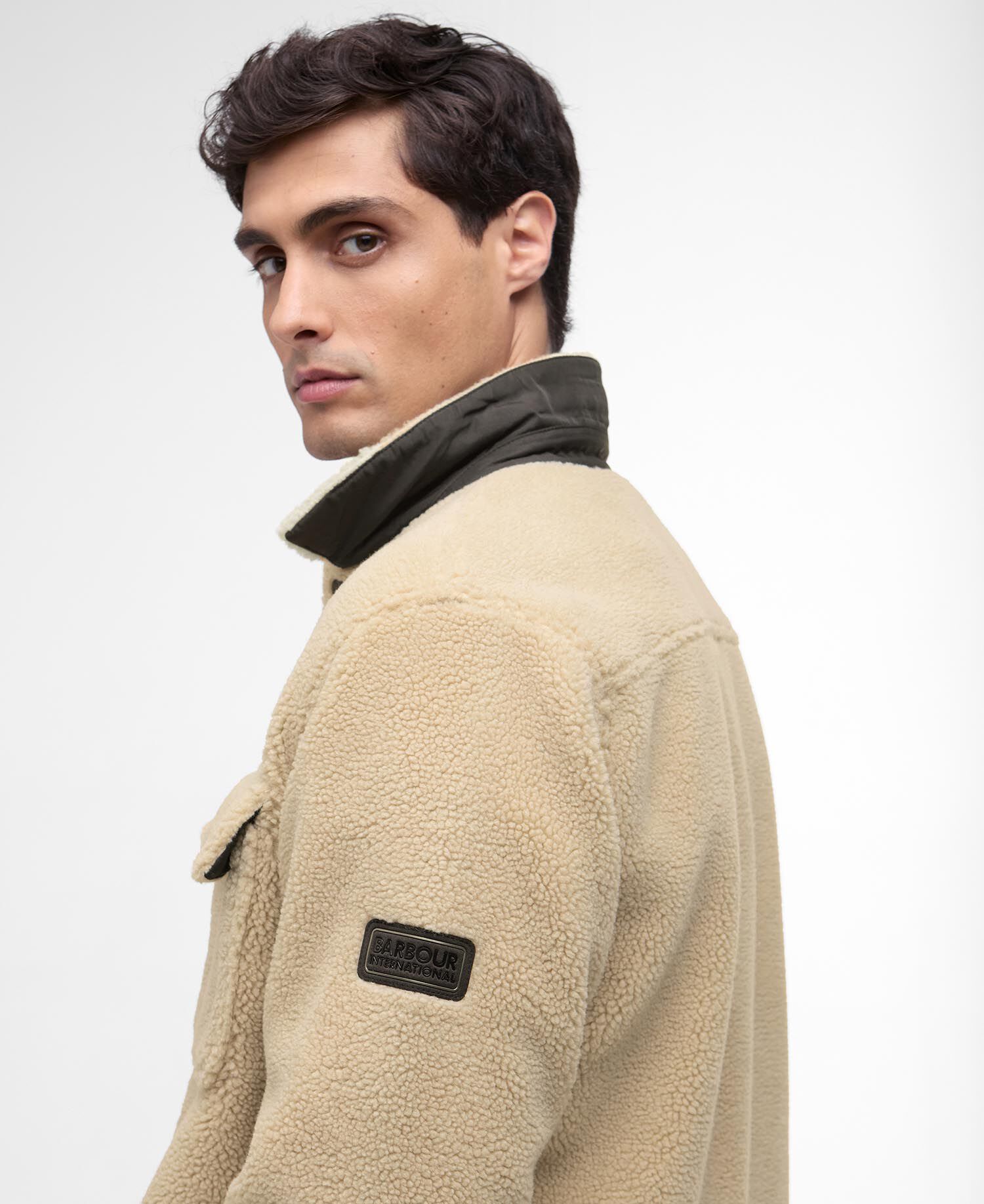 Trident Borg Fleece Overshirt Mist
