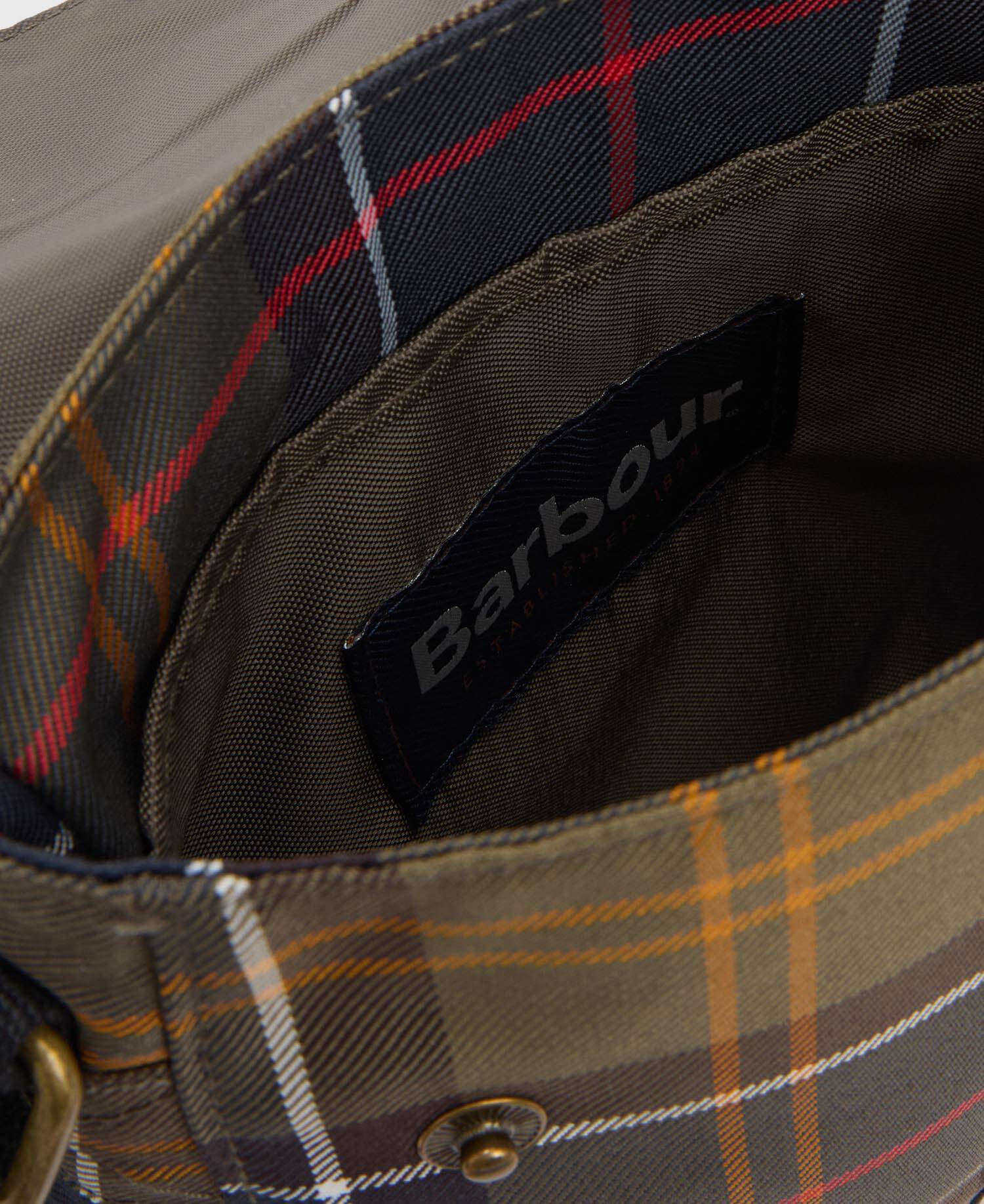 Borsa a tracolla in tartan Torridon image number 6