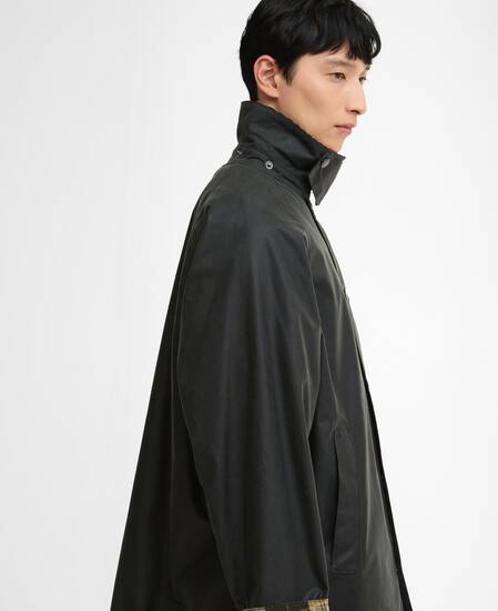 Modified Exmoor Waxed Coat Sage