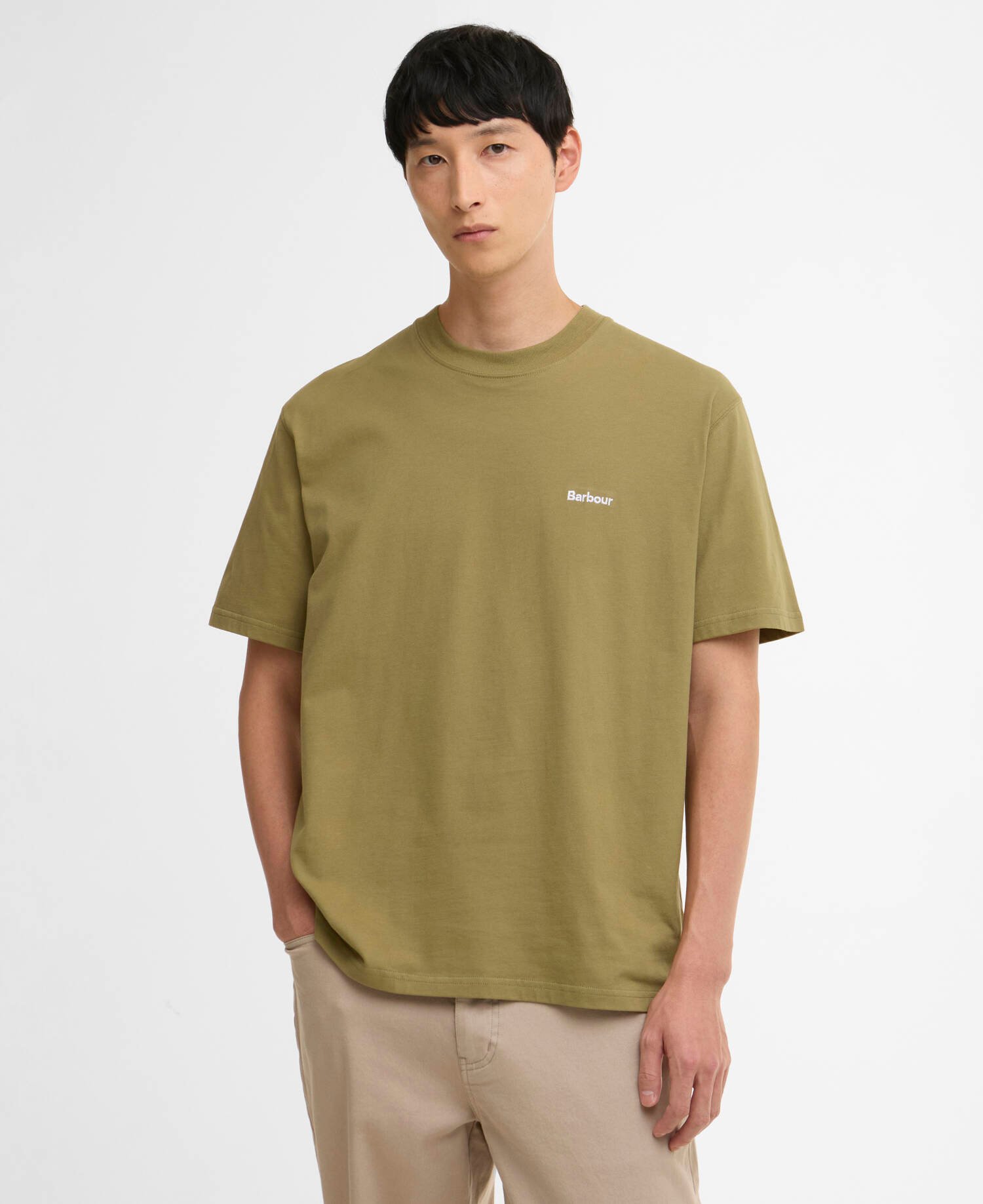 Dalton Logo Oversized T-Shirt Bleached Olive image number 0