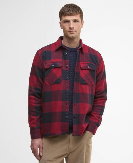 Bertow Relaxed Long-Sleeved Shirt Navy