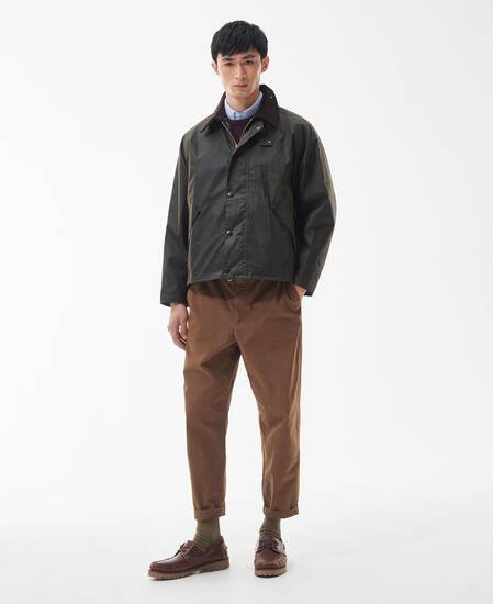 Transport Waxed Jacket Olive
