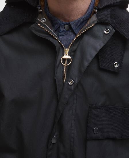 Wachsjacke Modified Solway Black