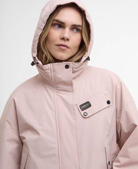 Atlanta Cropped Waterproof Jacket Rose Quartz