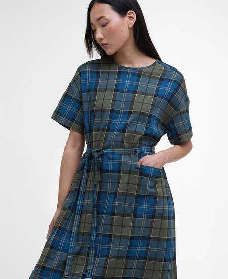 Matilda Tartan Maxi Dress Dundee Tartan