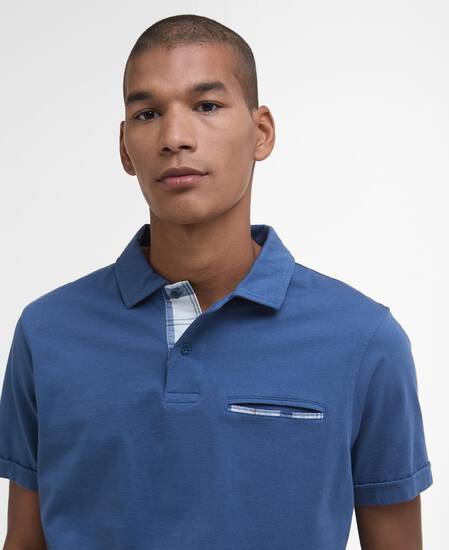 Milhurst Tailored Polo Shirt Dark Denim
