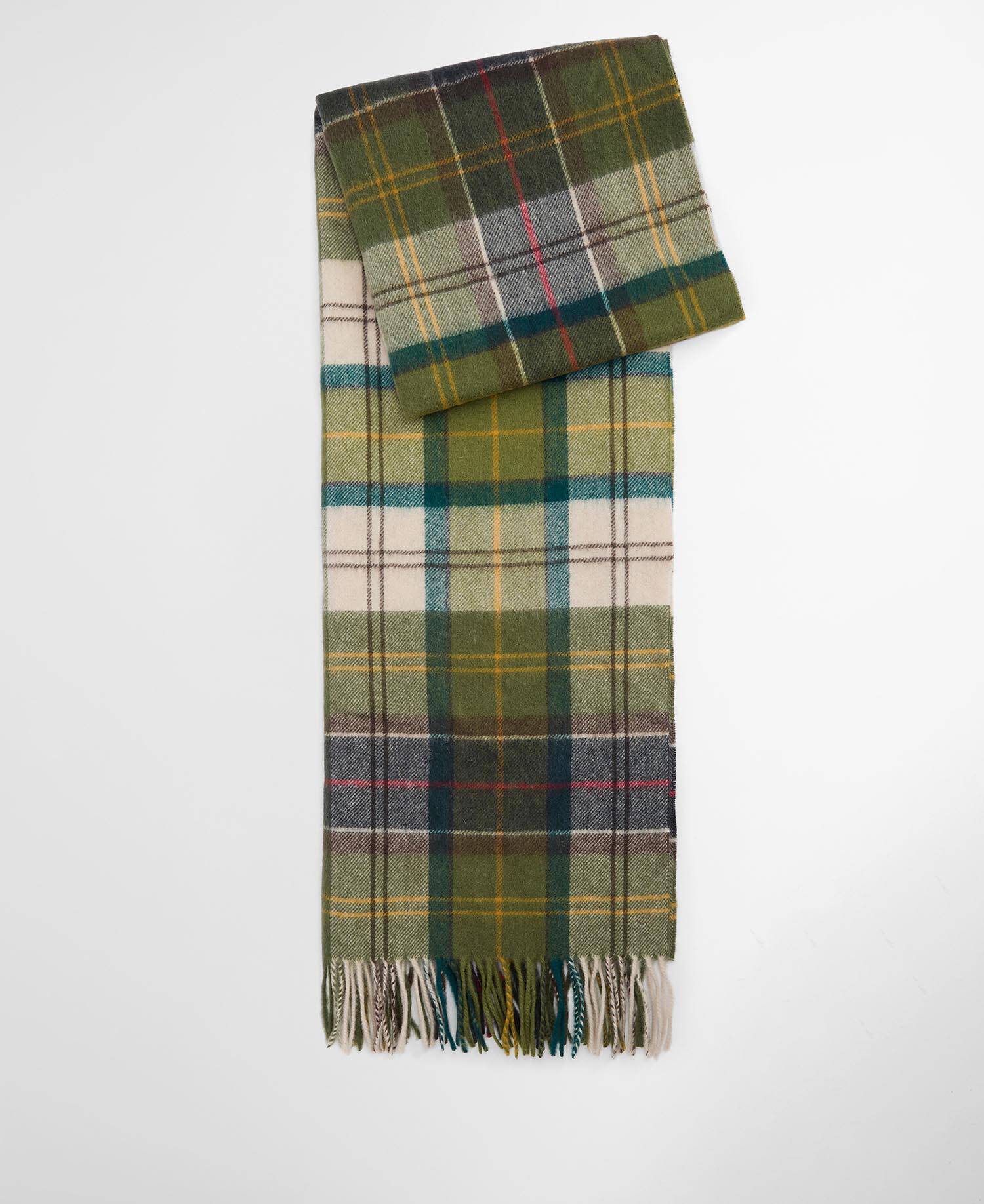 Serena Tartan Lambswool Scarf image number 0