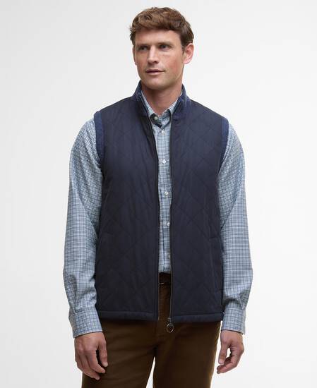 Shoveler Knitted Gilet Navy