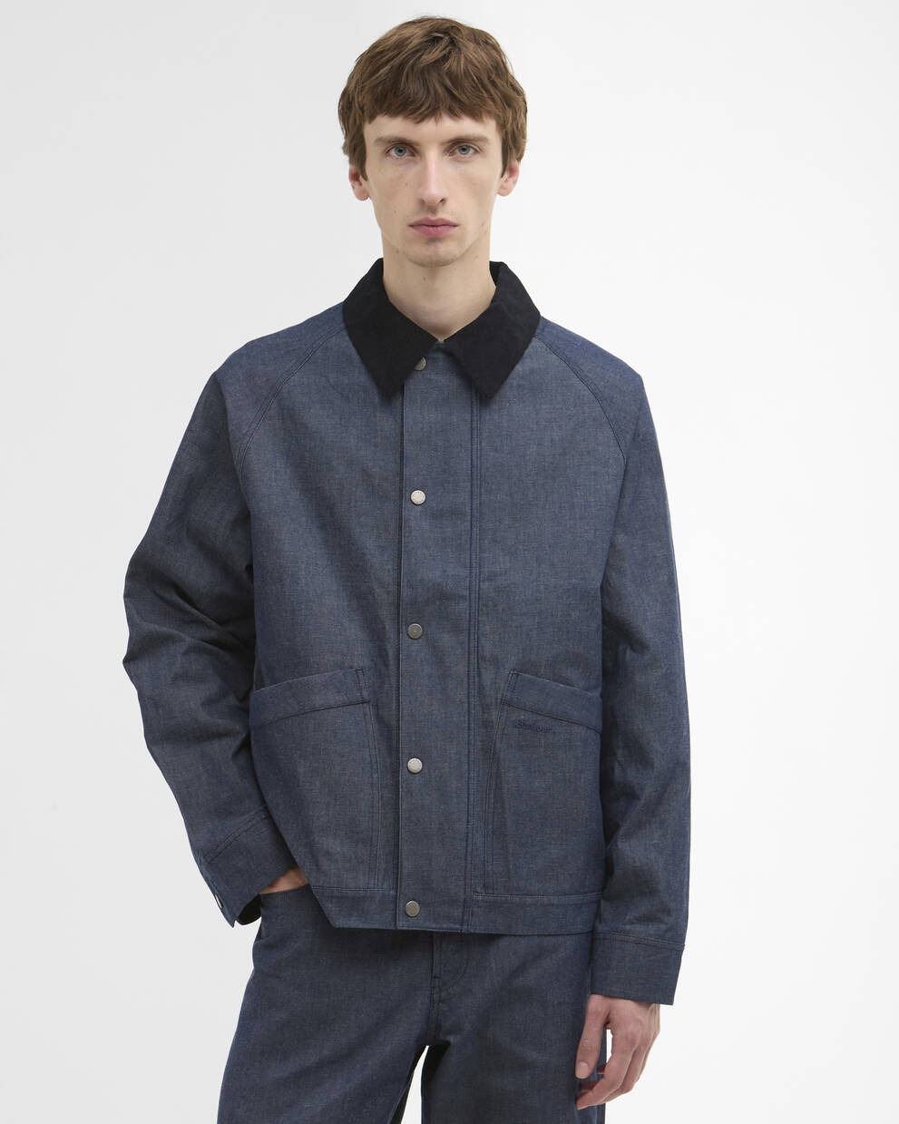 Barbour x ARKET Bebul Dry Wax Denim Jacket