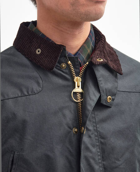 Reelin Waxed Jacket Sage