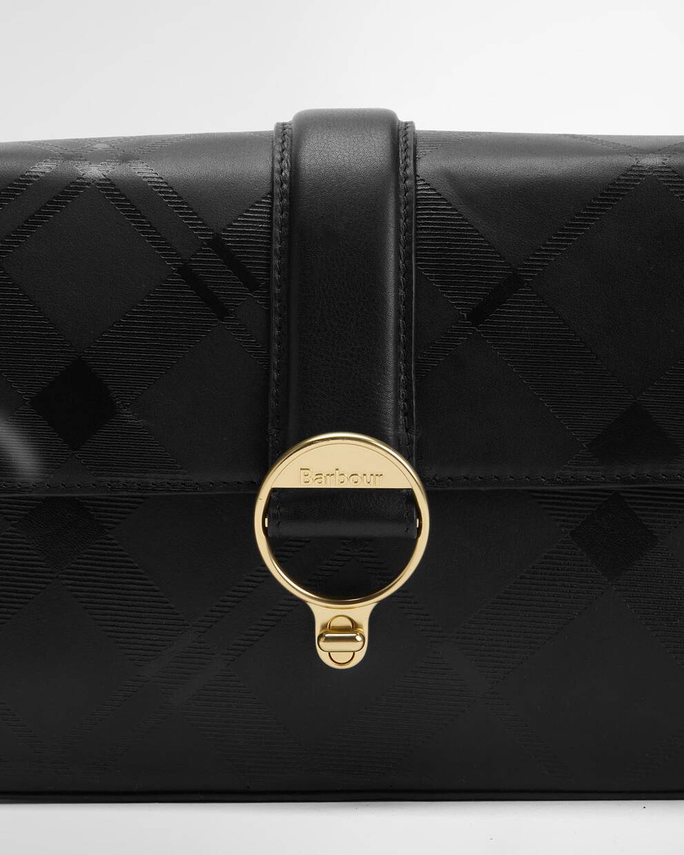 Rosa Deboss Leather Crossbody Bag