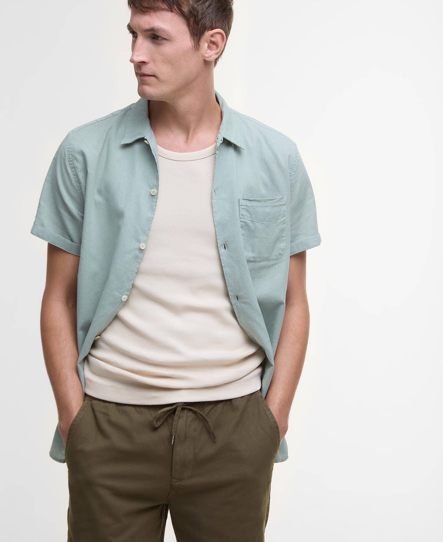 Shorts Washed Oxford Relaxed image number 3