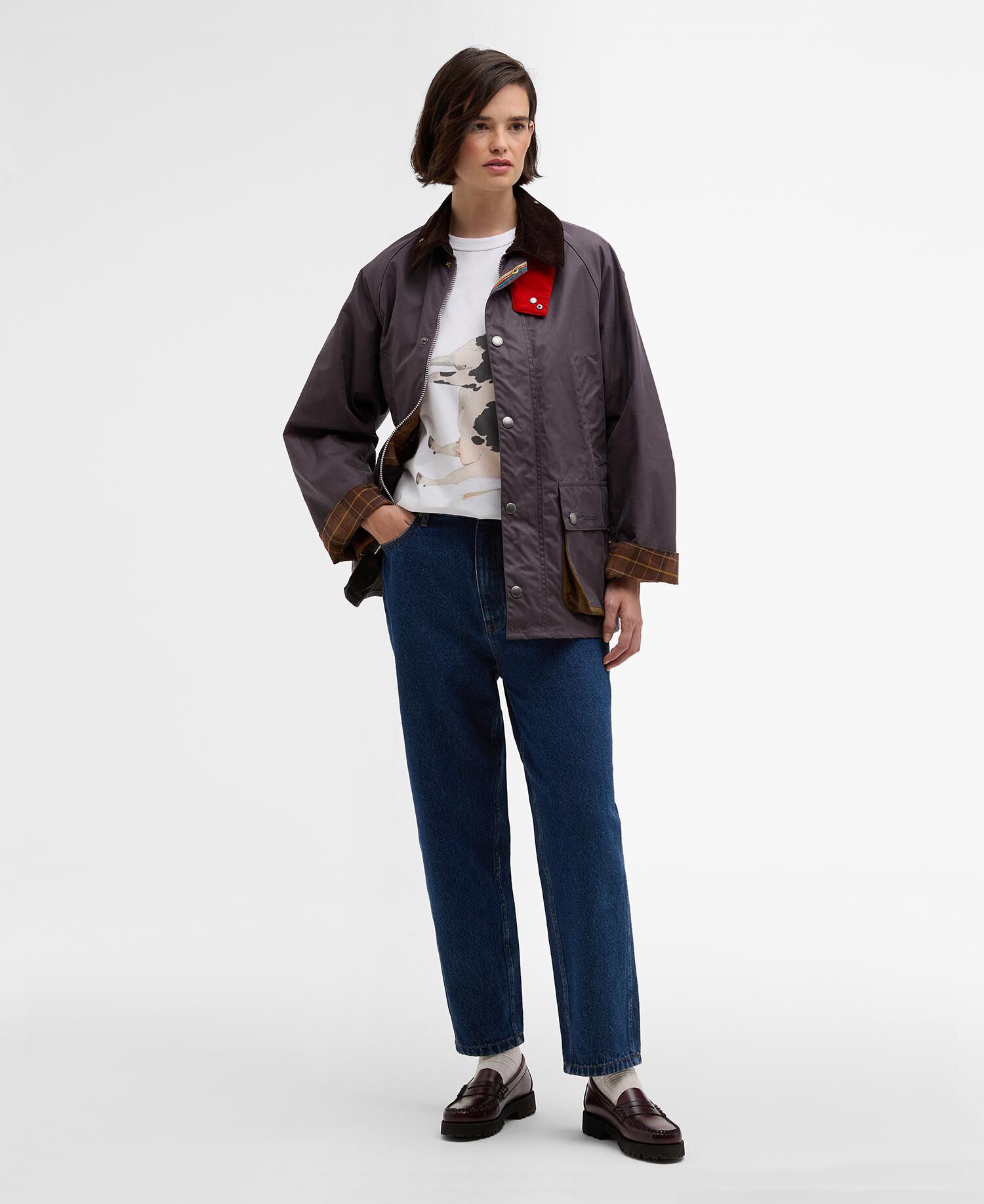 Paul Smith 別注 Barbour Bedale Buy Paul Smith loves Barbour Oversized Bedale Waxed Jacket for N/A