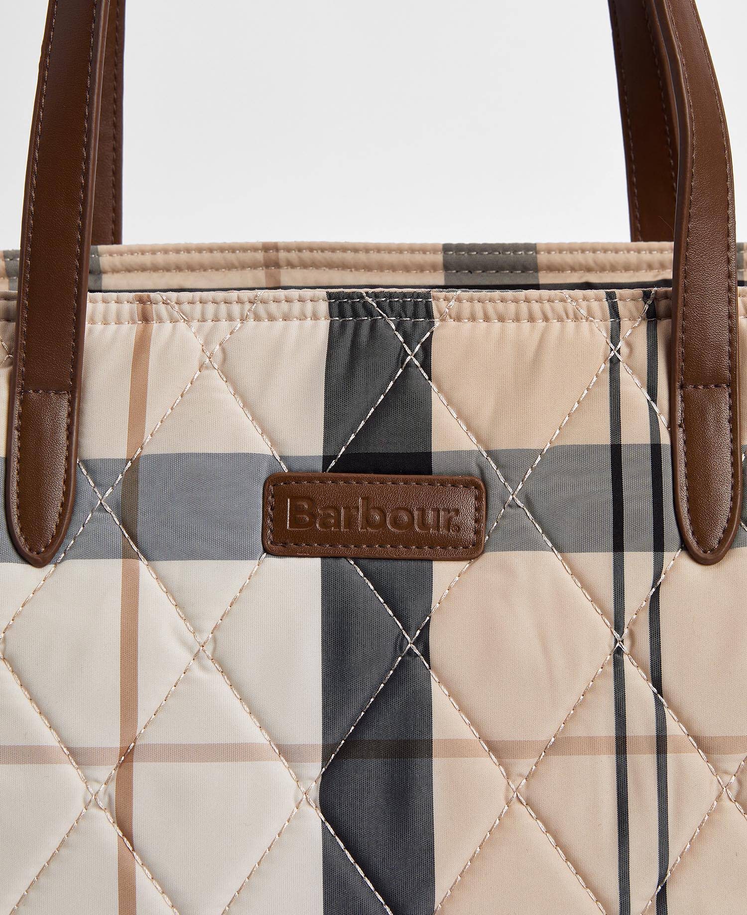 Wetherham Quilted Tartan Tote Bag image number 4
