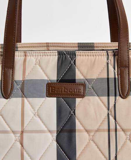 Wetherham Quilted Tartan Tote Bag