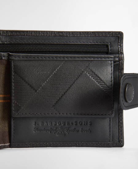 Lederportemonnaie Bamburgh Deboss Black
