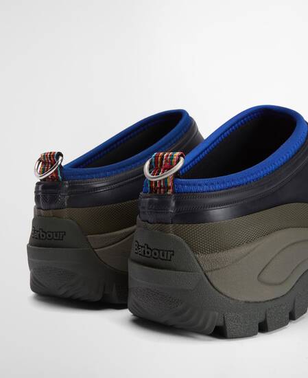 Paul Smith Loves Barbour Damen Clogs Dark Navy